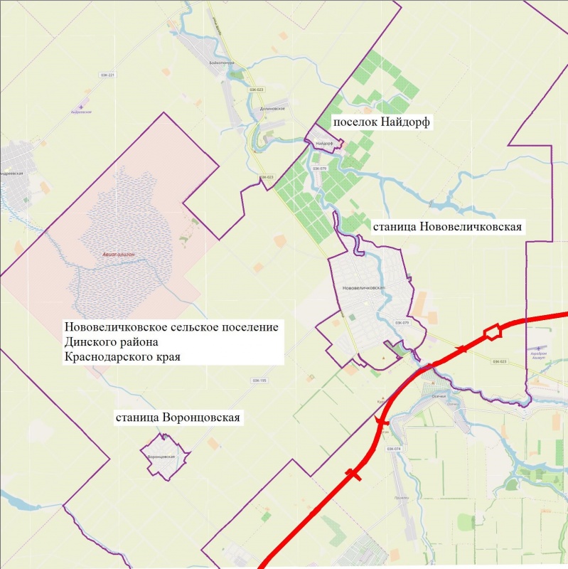 Схема расположения проектного участка